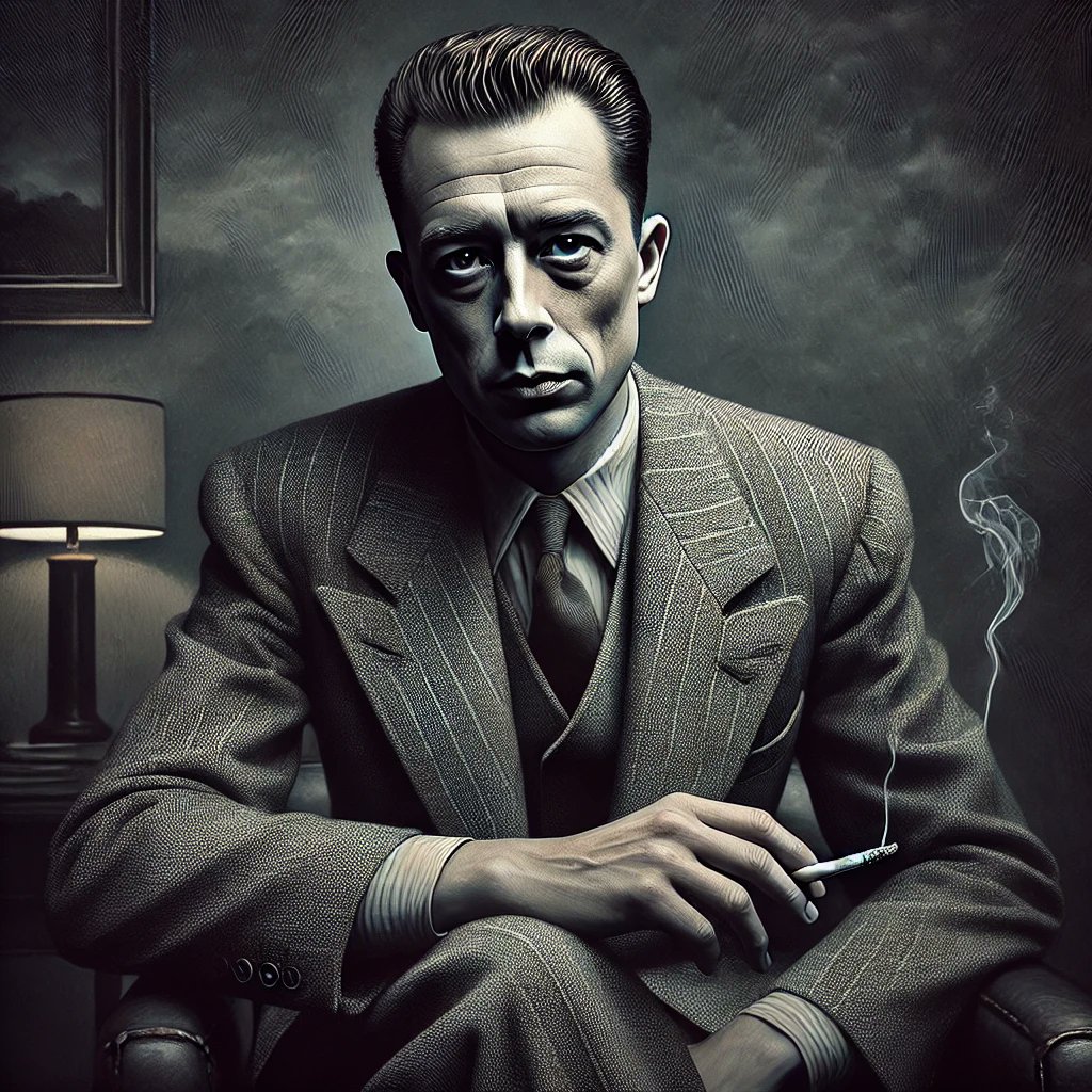 Cyprusloonie's tweet photo. "Albert Camus taught us to embrace the absurd and find joy in the struggle. Life may not have inherent meaning, but we can create our own. 🌀 'One must imagine Sisyphus happy.' How do you confront your boulders? 💭

#AlbertCamus #Philosophy #Existentialism #TheMythOfSisyphus https://t.co/kqy7bNq6EG