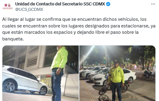 No hay una sola excepción en el Reglamento de tránsito que permita a los autos estacionarse en las BANQUETAS. 

Es una vergüenza que desde una cuenta oficial se autorice a los autos estacionarse sobre rayas ilegalmente pintadas en la banqueta.