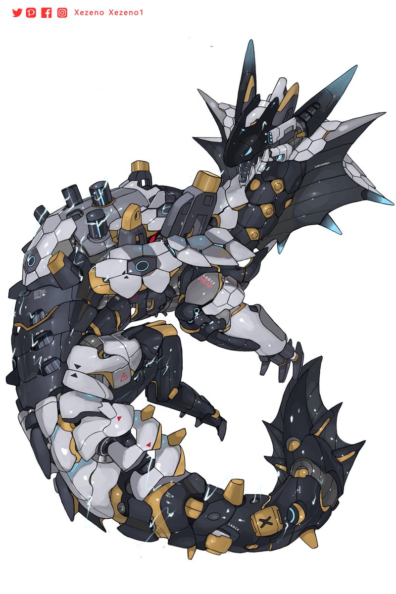 Xezeno1's tweet photo. Monster Hunter x Mecha https://t.co/HdYRdoUiMq
