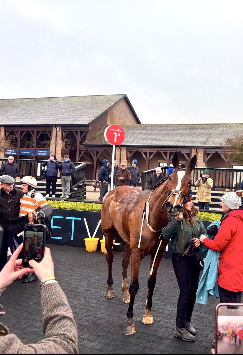 A job well done. 🧡🩶🤍

Congrats to Maughreen &amp; <a href="/PTownend/">Paul Townend</a> on taking the <a href="/BetVictor/">BetVictor</a> Mares Maiden Hurdle <a href="/punchestownrace/">Punchestown</a> this afternoon for <a href="/WillieMullinsNH/">Willie Mullins</a> in convincing fashion. 

Delighted to see so many happy owners and smiling faces all making memories and full attention