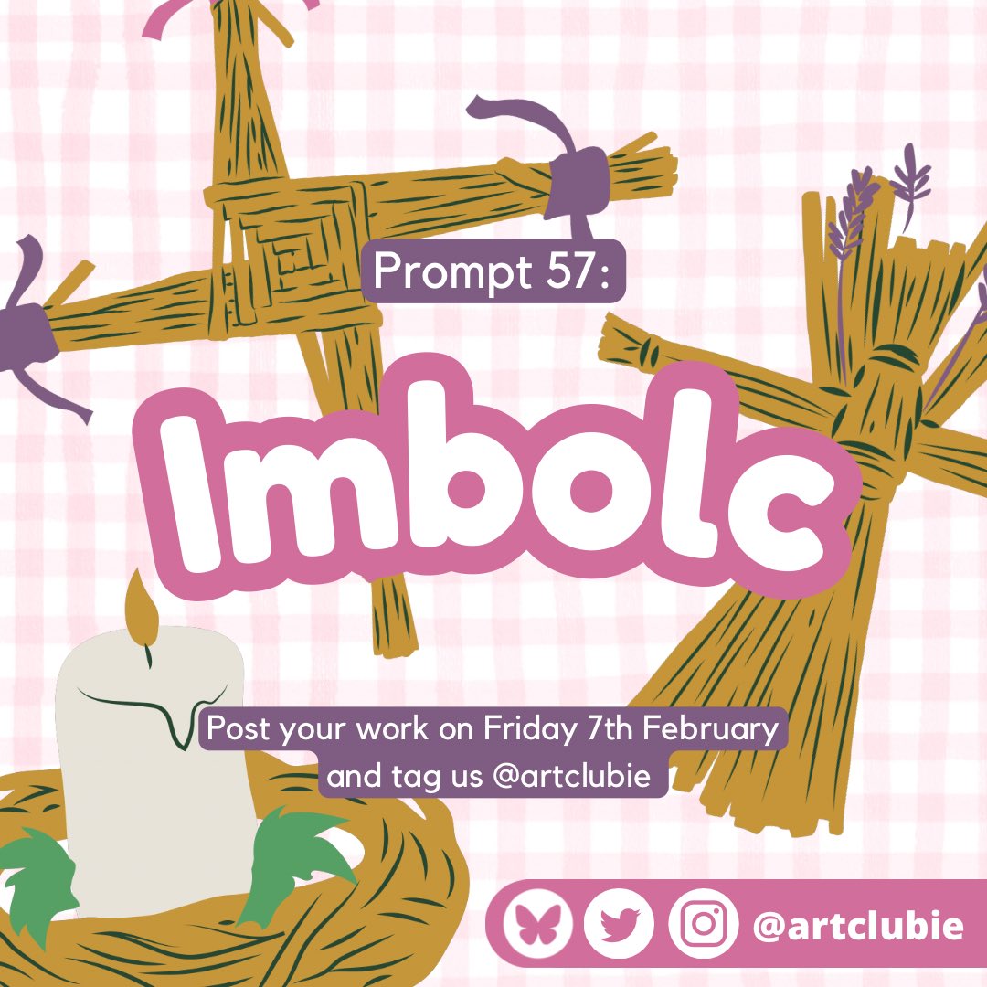 We are back after a long break with 🌸 Imbolc 🌸 Welcome in the season for Friday February 7th and remember to tag us so we can find and share your work!