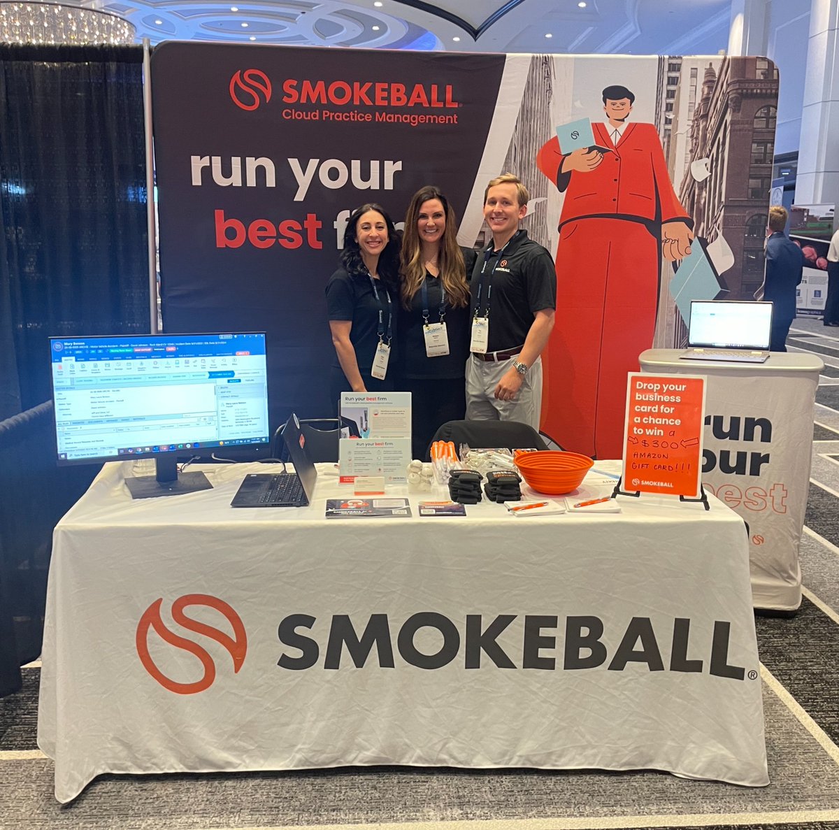 SmokeballNews's tweet photo. We’re thrilled to be attending The Trial Lawyers Summit for the first time!
Swing by our booth for your chance to enter our raffle and win an Amazon Gift Card! Make your sunny day here in Miami even brighter! We can’t wait to see you!
#triallawyerssummit #triallaw #miamibeach https://t.co/NGuUKyh2Ga