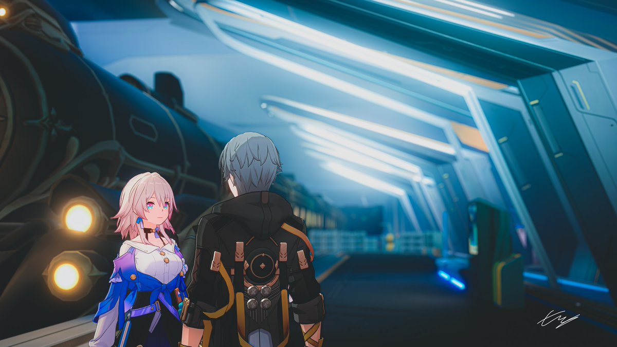 "The place where we first met."

#caemarch #Caelus #March7th #HonkaiStarRail #hsr #lightroom