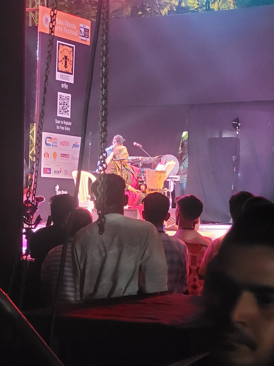 roshd's tweet image. Went for the Kala Ghoda festival today especially for Usha Utthup and she rocked! Took us back to when we were Bombay. That spirit remains. #kgaf