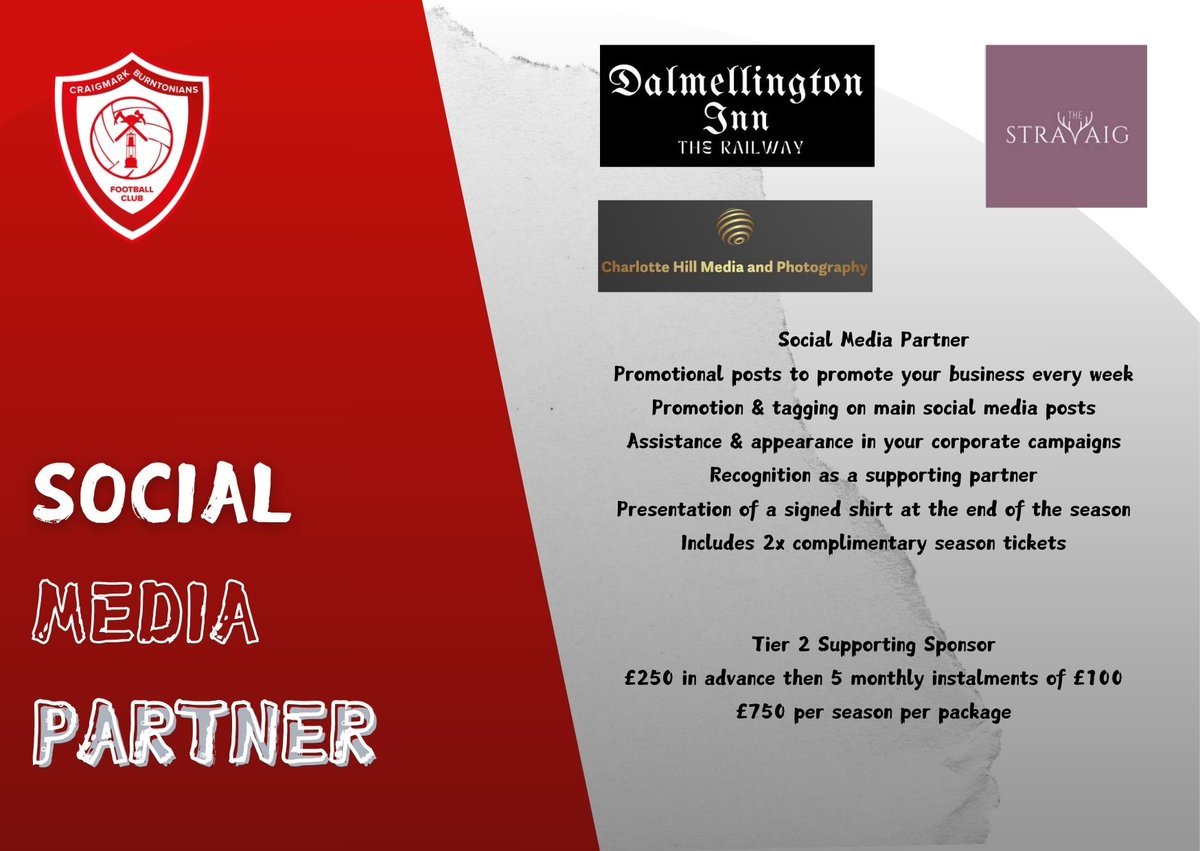 Craigmark Burntonians JFC 1929 Official tweet media