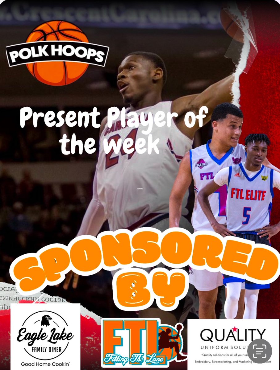***Breaking News.***

Congratulations to Victory 2026 F MJ McCalla on being named as the Polk Hoops Player of the Week sponsored by Fillling the Lane for the week of January 20-25.

McCalla poured in 33 points and 8 rebounds in the victory over SLAM 

#polkhoops