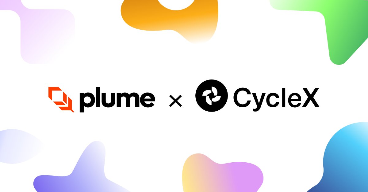 Welcome <a href="/CycleXTeam/">CycleX</a> to our RWAfi ecosystem!

We're partnering with CycleX to integrate their tokenized asset platform with Plume, bringing diverse institutional assets from banks and securities firms onchain.