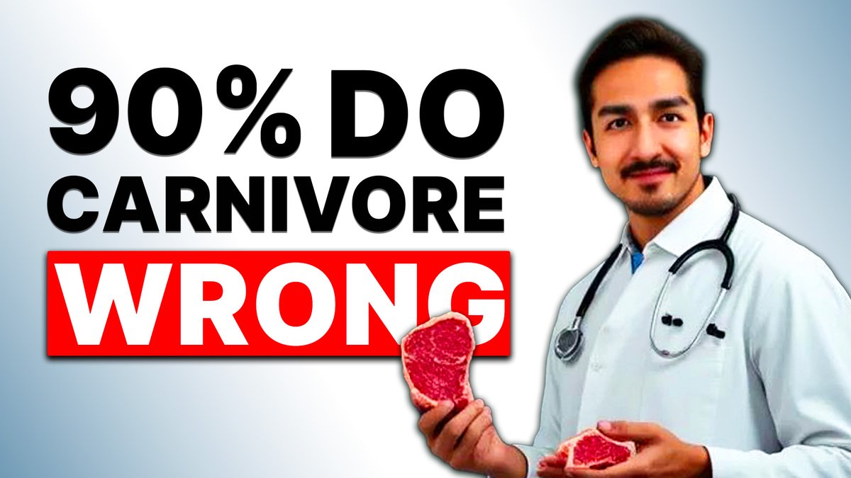 Max DeMarco 📹⚡️ (@itsmaxdemarco) on Twitter photo 🥩 New Podcast Episode! 🥩
Ever wondered if going full carnivore is the key to peak health? 🥓 Dr. Fernando Morales <a href="/DrFernandoAMA/">Dr. Fernando A. Morales Aguilar</a> joins me to explore the science, myths, and surprises of the carnivore diet.
Seems like i've been doing the diet wrong: youtu.be/rKyX99NJ9TU 🥩 New Podcast Episode! 🥩
Ever wondered if going full carnivore is the key to peak health? 🥓 Dr. Fernando Morales <a href="/DrFernandoAMA/">Dr. Fernando A. Morales Aguilar</a> joins me to explore the science, myths, and surprises of the carnivore diet.
Seems like i've been doing the diet wrong: youtu.be/rKyX99NJ9TU
