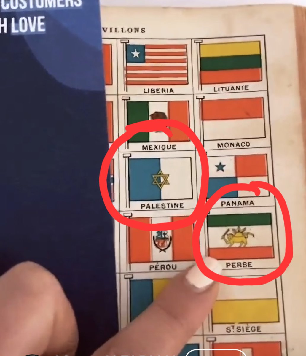 Petit Larousse de 1933 !
La vérité est là, l'histoire ne ment pas.
L'Iran encore appelé Perse avec son drapeau officiel.
La palestine avec son véritable drapeau.
Alors #LFI on est en PLS ?