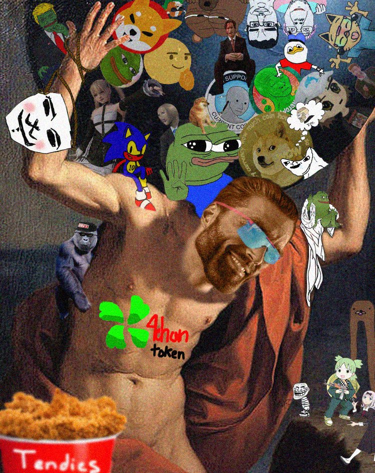 GotARope's tweet photo. @4chantokenio its actually insane how active #4chan token community is compared to memes 100x their size 

only a matter of time frens $100m next leg up will create insane fomo bigger then the $vine movement https://t.co/TOLVI7UdJ2