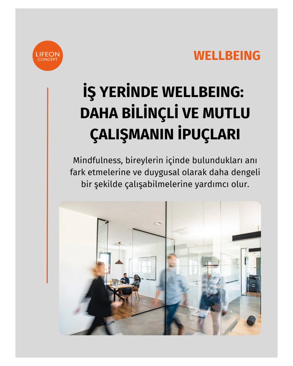 Wellbeing Programlarıyla Verimliliği Artırın.

Mindfulness ve çalışan sağlığı uygulamaları, iş yerinde daha bilinçli ve dengeli bir çalışma ortamı sağlar:

Çalışanlarınızın stresle başa çıkmasına yardımcı olur.
Motivasyonu ve iş performansını artırır.

Şirket hedeflerine ulaşma