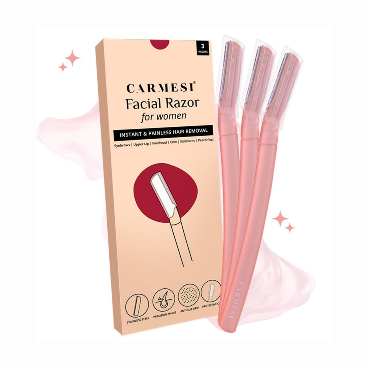 bachatdealloot's tweet photo. Price Drop Alert! Get smooth, flawless skin with Carmesi Reusable Face Razor – instant, painless hair removal! Limited-time deal⏳! PRICE DROPS to ₹179 at 28% discount. Grab yours now🔥https://t.co/GTyQWxYHfS

#deals #ReusableFaceRazor #SkincareRoutine #HairRemoval #FaceRazor https://t.co/Bt8VFcXacj