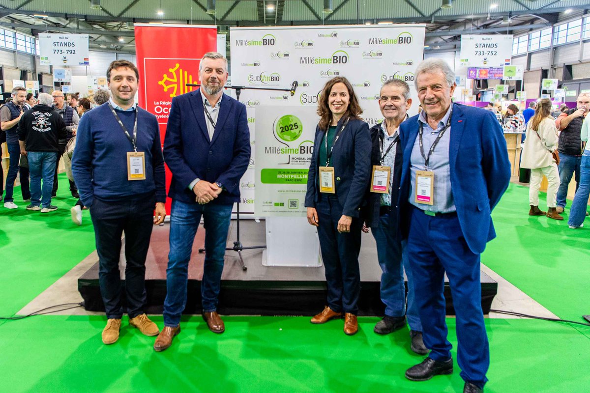 suddefrance's tweet photo. Inauguration du Salon @MillesimeBio 🍷Cette année encore, près de 400 producteurs régionaux dont ➕ de la moitié adhérents #SudDeFrance-l’@Occitanie, sont présents pour faire déguster leurs cuvées 🤝🏻
Rendez-vous à #Montpellier jusqu’à mercredi ➡️ https://t.co/VVMVUSUNgD https://t.co/1deTEYWxpr