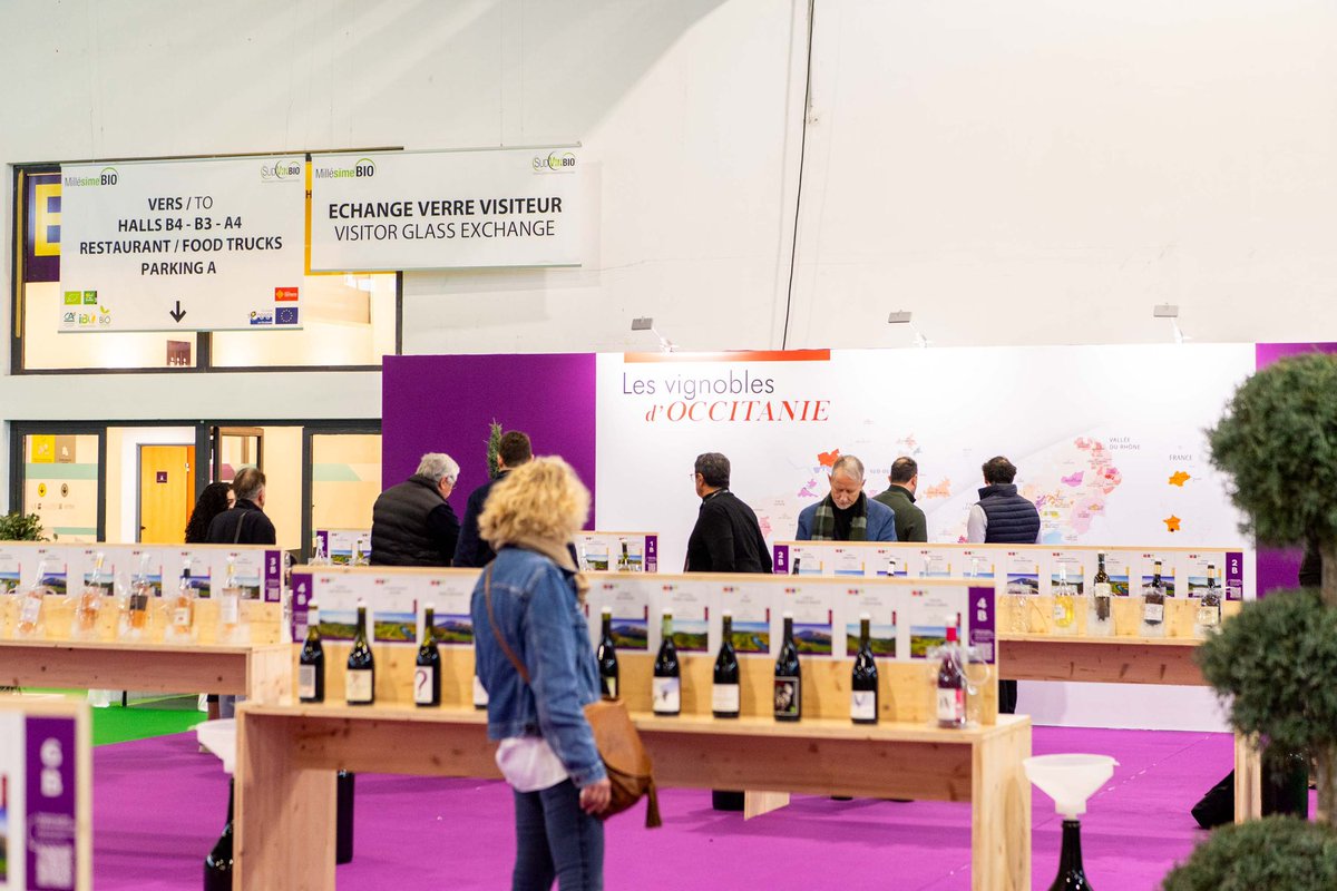 suddefrance's tweet photo. Inauguration du Salon @MillesimeBio 🍷Cette année encore, près de 400 producteurs régionaux dont ➕ de la moitié adhérents #SudDeFrance-l’@Occitanie, sont présents pour faire déguster leurs cuvées 🤝🏻
Rendez-vous à #Montpellier jusqu’à mercredi ➡️ https://t.co/VVMVUSUNgD https://t.co/1deTEYWxpr