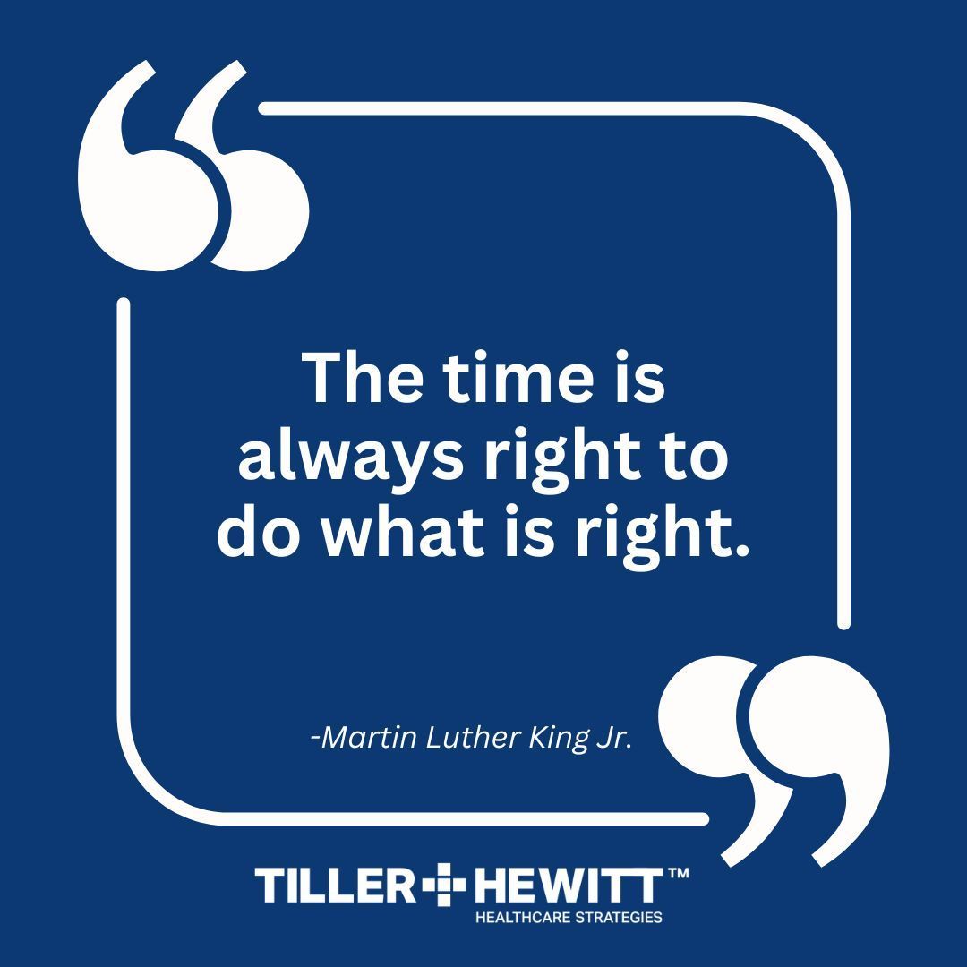 TillerHewittHC's tweet photo. "The time is always right to do what is right."
- Martin Luther King Jr. 

#MLK #TillerHewitt #Motivation https://t.co/vxREJqUoVc