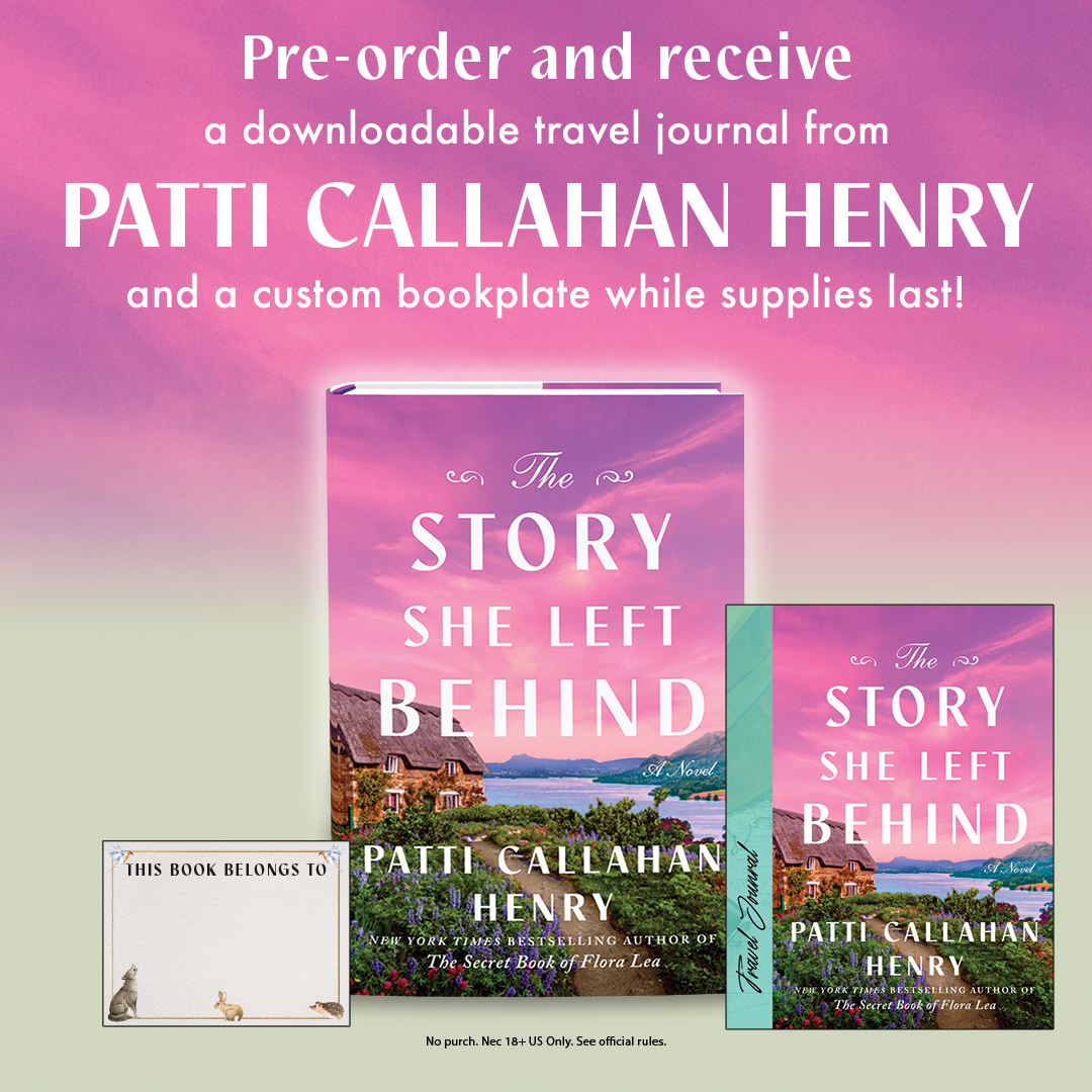 Simon & Schuster CA (@simonschusterca) on Twitter photo Submit your preorder receipt for <a href="/pcalhenry/">Patti Callahan Henry</a>'s THE STORY SHE LEFT BEHIND for some fun bookish goodies! More information here: bit.ly/4jxsxKg Submit your preorder receipt for <a href="/pcalhenry/">Patti Callahan Henry</a>'s THE STORY SHE LEFT BEHIND for some fun bookish goodies! More information here: bit.ly/4jxsxKg