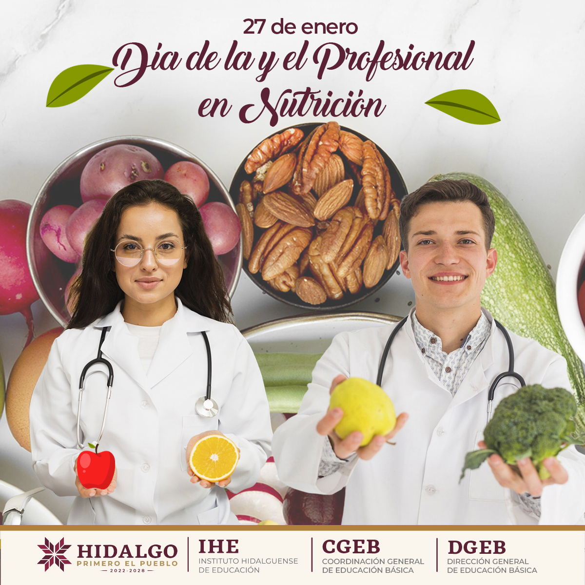 27 de enero
Día del Profesional en Nutrición