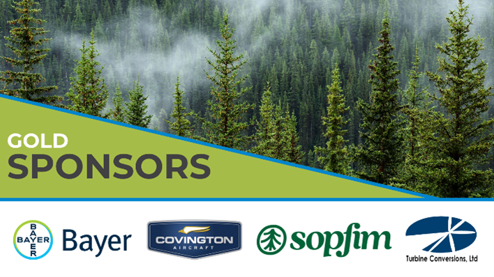 A huge thank you to the CAAA 2025 AGM, Conference, and Tradeshow Gold Sponsors Bayer,  Covington Aircraft, SOPFIM, and Turbine Conversions LTD.