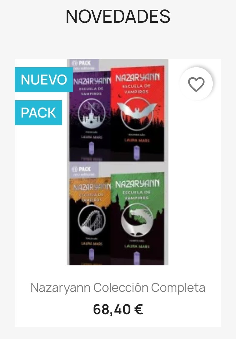 ✨¡PREVENTA ACTIVA!✨
Ya podéis haceros con el final de «Nazaryann Escuela de Vampiros». Espero que no os traumatice demasiado el 3, y que os apasione el 4.

Regalos:
-Collar de dragón 👀
-Lápiz Samhain
-Marcapáginas

Se agradece difusión 🔄🙏
noueditorial.com