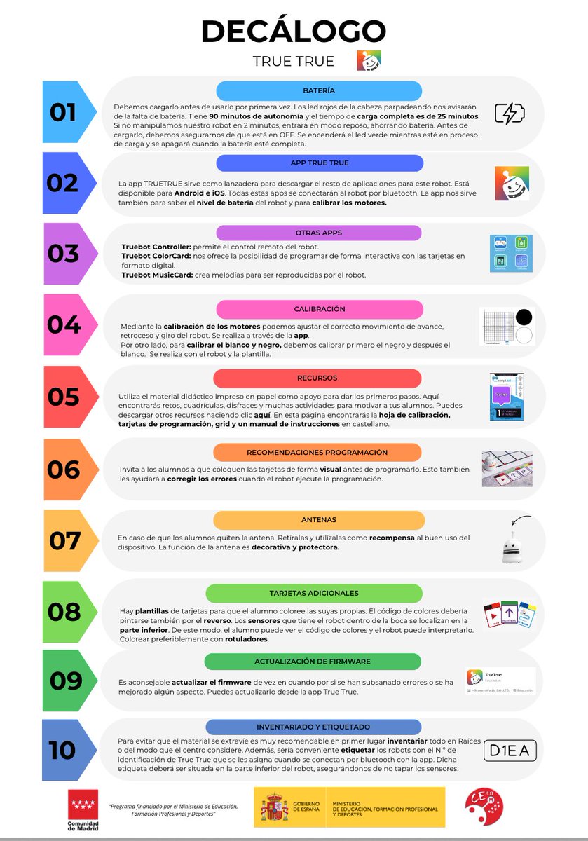 Ya están disponibles en la página web de Código Escuela 4.0 las normas y recomendaciones de uso del dispositivo True True para alumnos y docentes ¿A qué esperas para ponerlas en práctica en tu aula? educa2.madrid.org/web/centro.cod… #CodigoEscuela4_0_Madrid #IF_CMadrid