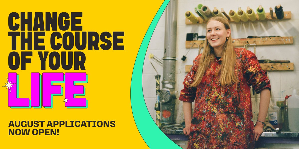 Glasgow_Clyde's tweet photo. From Acting to Art & Media to Music, today could be the day that changes the course of your life. Our August courses are now open. So, ask yourself, what's best that could happen? Find out moreโก๏ธ https://t.co/Ks4LFSrqCB #LifeChangingStuff #AugustCourses #ChangeTheCourseOfYourLife https://t.co/70iLakq6tW