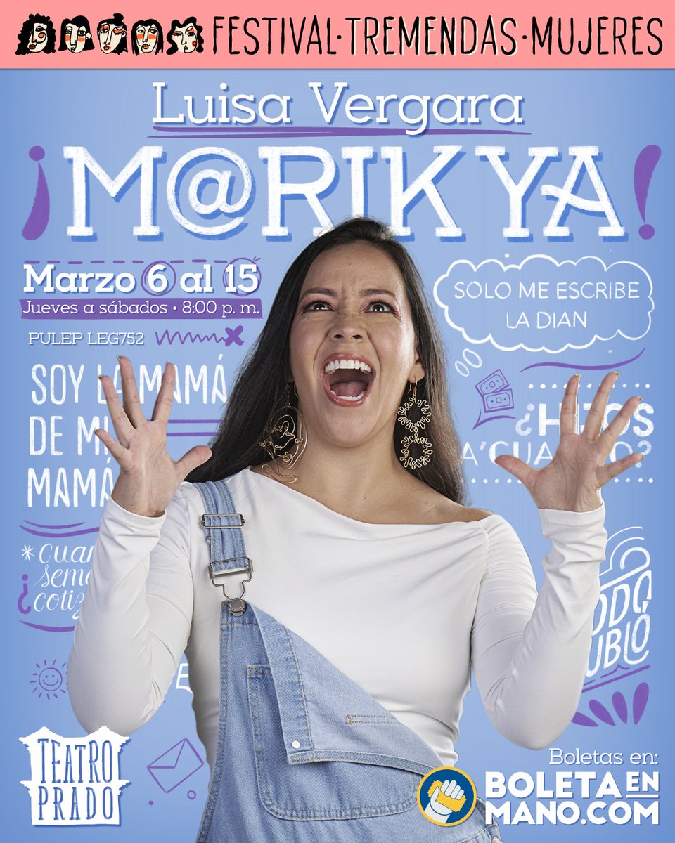 ¡Los esperamos en el Festival Tremendas Mujeres!

Todo el año estaremos incluyendo diferentes propuestas a la programación. Consulta más detalles en  nuestro sitio web.