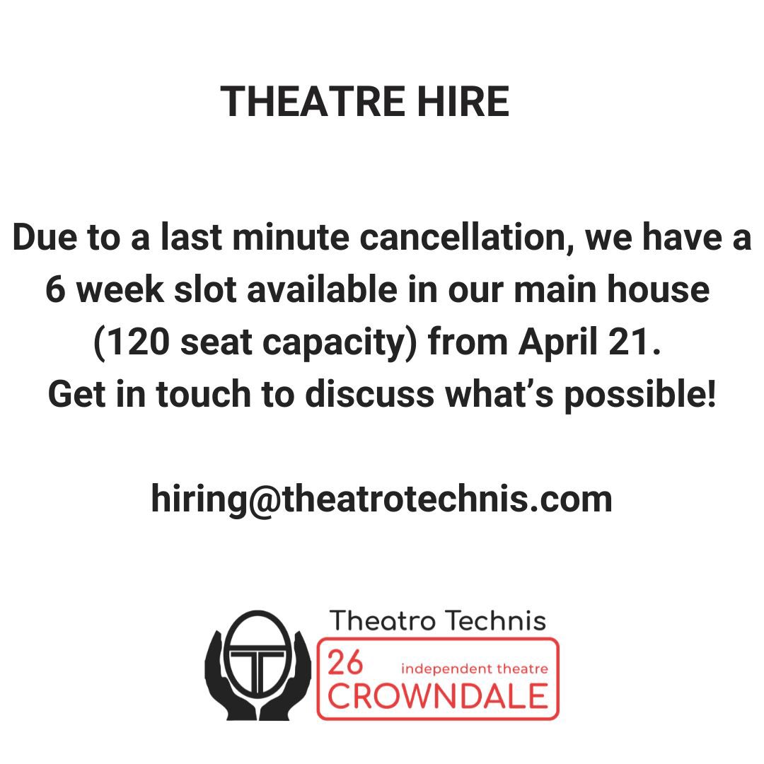 Theatro Technis @ 26 Crowndale (@ttechnis) on Twitter photo 
