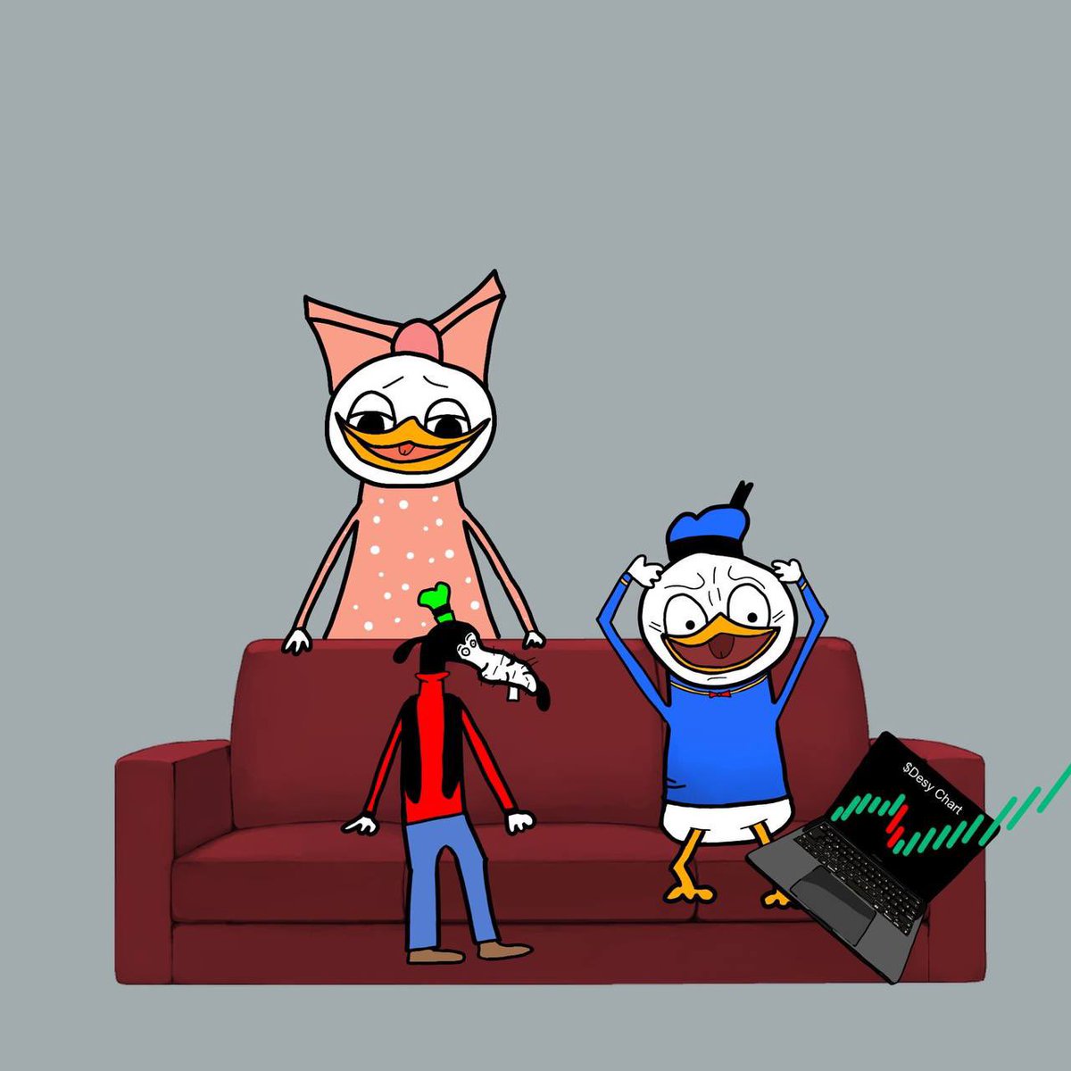 Desy_Raider's tweet photo. @lynk0x $dola and $gooby 
see how strong $desy is https://t.co/f871OVEo3f