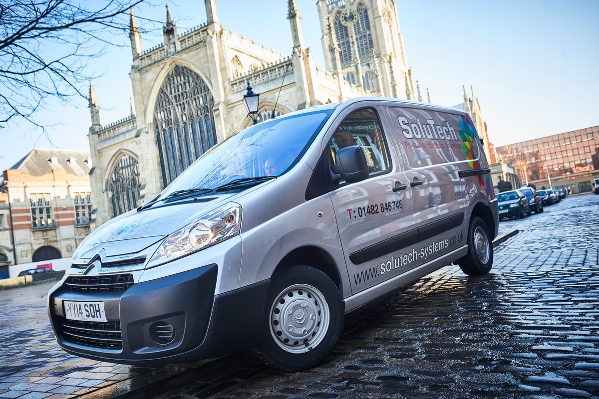 Farewell to our longest-serving van! Can you get attached to a tool of the trade? We think so - after all, we love our photocopiers too! 😊

If you don't love your copier, give us a call - we might just  turn that ☹️ into a 😊.

PS: A shiny new van is on the way!

#SoluTech