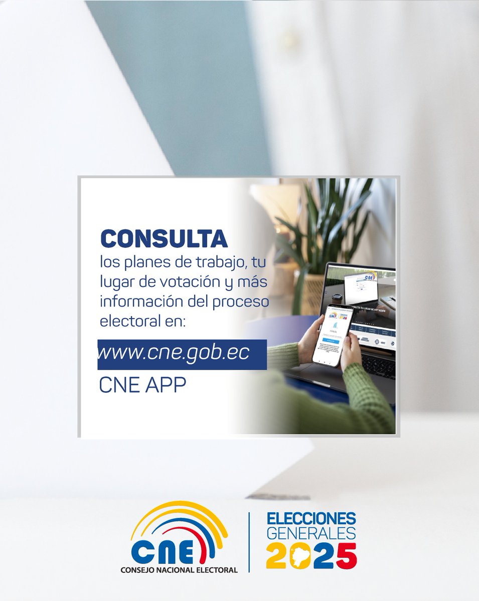 #VotoEnElExterior
Los ecuatorianos empadronados en el exterior recibirán 4⃣ #PapeletasElectoralesEc para pronunciarse en las #Elecciones2025Ec

Recuerda que para sufragar debes presentar tu cédula de identidad, ID consular o pasaporte, vigente o caducado
💻cne.gob.ec