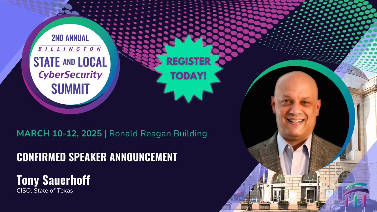 NEW SPEAKER 📣 Tony Sauerhoff, CISO, State of Texas, will speak on the breakout panel Effectively Selling Cybersecurity's Value to Senior Leadership. 

Register today: lnkd.in/g46SYf_S