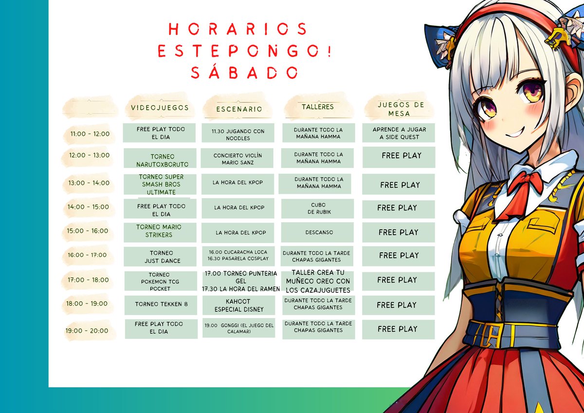 EsteponGo's tweet photo. Ya tenemos los horarios para este próximo fin de semana de lo que será la novena edición de #estepongo https://t.co/nC1o5yzz9F