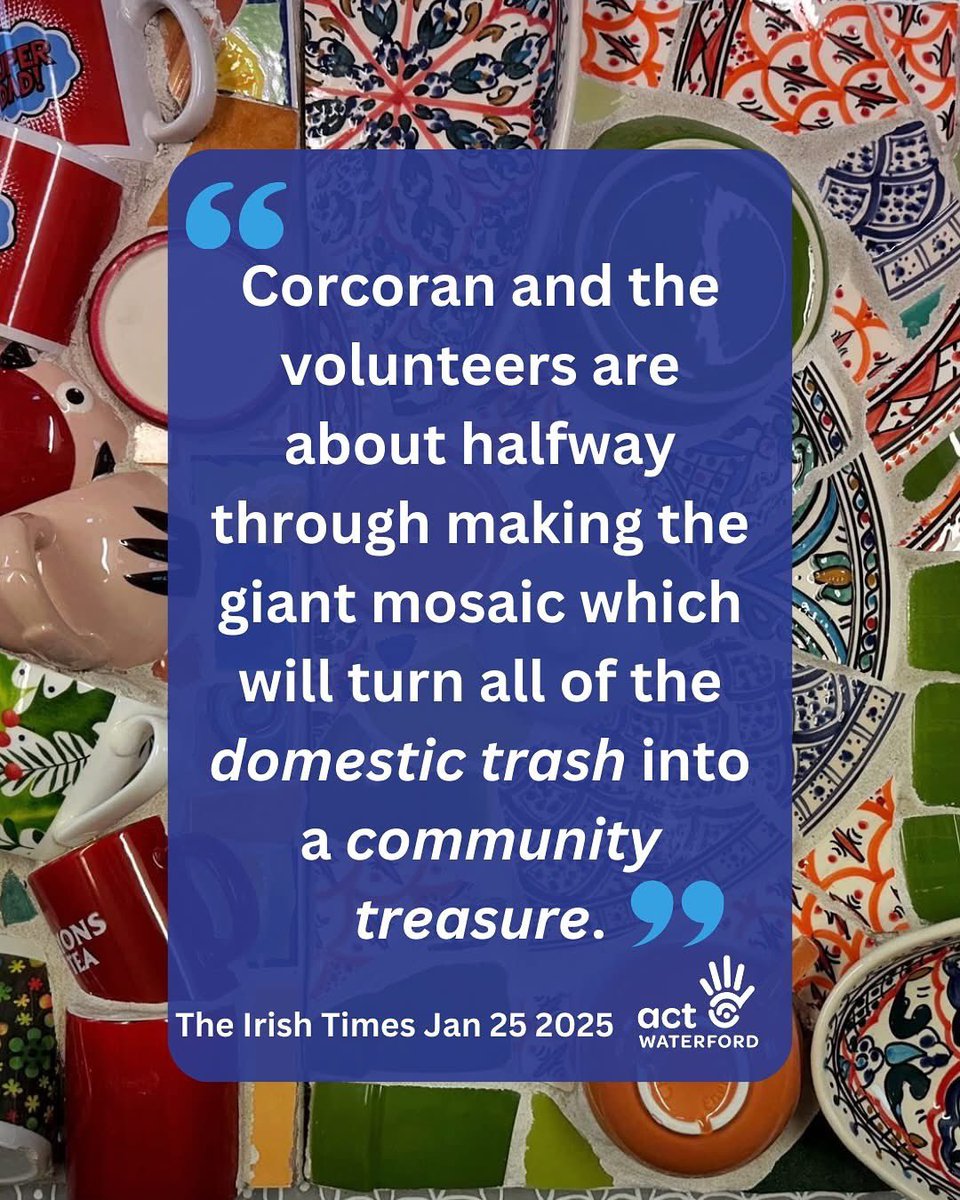 The Art Hand (@thearthand) on Twitter photo Nice write up in <a href="/IrishTimes/">The Irish Times</a> for our Community Mosaic project 🍶🍽️🍵#DonateAPlate #ActWaterford #CreativeClimateAction 🙏 Nice write up in <a href="/IrishTimes/">The Irish Times</a> for our Community Mosaic project 🍶🍽️🍵#DonateAPlate #ActWaterford #CreativeClimateAction 🙏