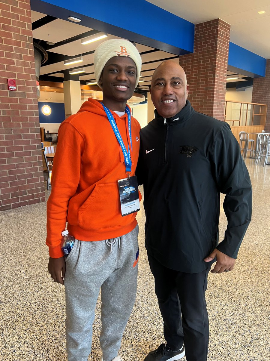Josiah Moore (@josiahhmoore1) on Twitter photo Awesome visit with <a href="/MT_FB/">Middle Tennessee Football</a> this weekend--learned a lot about their program and vision for the future! <a href="/coach_monaco/">Coach Tyler Monaco</a> <a href="/CoachDerekMason/">Derek Mason</a> <a href="/stewdg1/">Brian Stewart</a> <a href="/coach_b_lewis30/">Bryce Lewis</a> <a href="/LandanYount/">Landan Yount</a> <a href="/BeechFootball/">Beech Football</a>
<a href="/NCEC_Recruiting/">NPA</a> <a href="/BuckFitz/">NPA/SUPERMAX 100</a> <a href="/NatlPlaymkrsAca/">NatlPlaymkersAcademy</a>
<a href="/BallHawkU/">BallHawkU 🏈🦅</a> <a href="/CSmithScout/">Chris Smith</a> <a href="/CWilson_1Shot/">Cedrick Wilson</a> Awesome visit with <a href="/MT_FB/">Middle Tennessee Football</a> this weekend--learned a lot about their program and vision for the future! <a href="/coach_monaco/">Coach Tyler Monaco</a> <a href="/CoachDerekMason/">Derek Mason</a> <a href="/stewdg1/">Brian Stewart</a> <a href="/coach_b_lewis30/">Bryce Lewis</a> <a href="/LandanYount/">Landan Yount</a> <a href="/BeechFootball/">Beech Football</a>
<a href="/NCEC_Recruiting/">NPA</a> <a href="/BuckFitz/">NPA/SUPERMAX 100</a> <a href="/NatlPlaymkrsAca/">NatlPlaymkersAcademy</a>
<a href="/BallHawkU/">BallHawkU 🏈🦅</a> <a href="/CSmithScout/">Chris Smith</a> <a href="/CWilson_1Shot/">Cedrick Wilson</a>