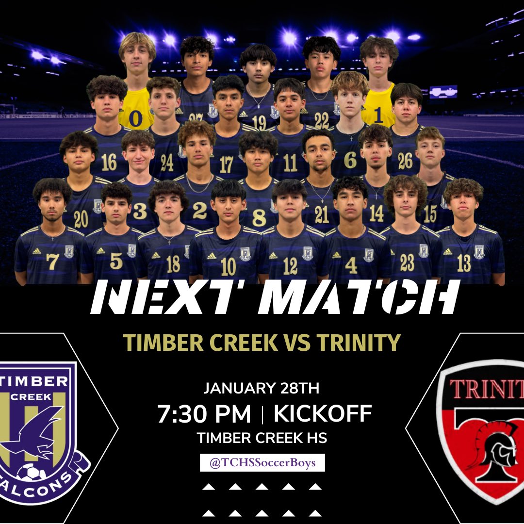 Timber Creek HS Boys Soccer (@tchssoccerboys) on Twitter photo 