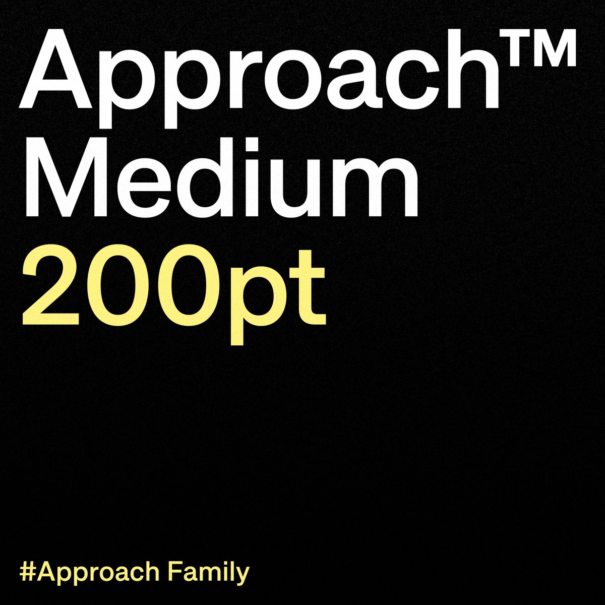 emtype's tweet photo. Approach Family
https://t.co/rm0qFs34v3

#font #typeface #typography #testfonts #freetrials #digitalarchive #type #design #fontdesign #typedesign #creativeboom #visualjournal  #thebrandidentity #designfeed https://t.co/CdXtG5x7HX