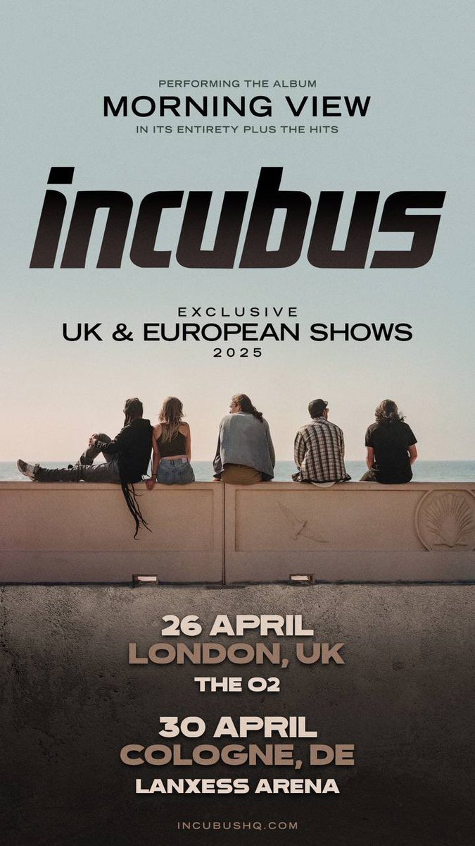 2025 is here!! See ya’ll soon 🫶 Who’s coming? <a href="/IncubusBand/">Incubus</a>