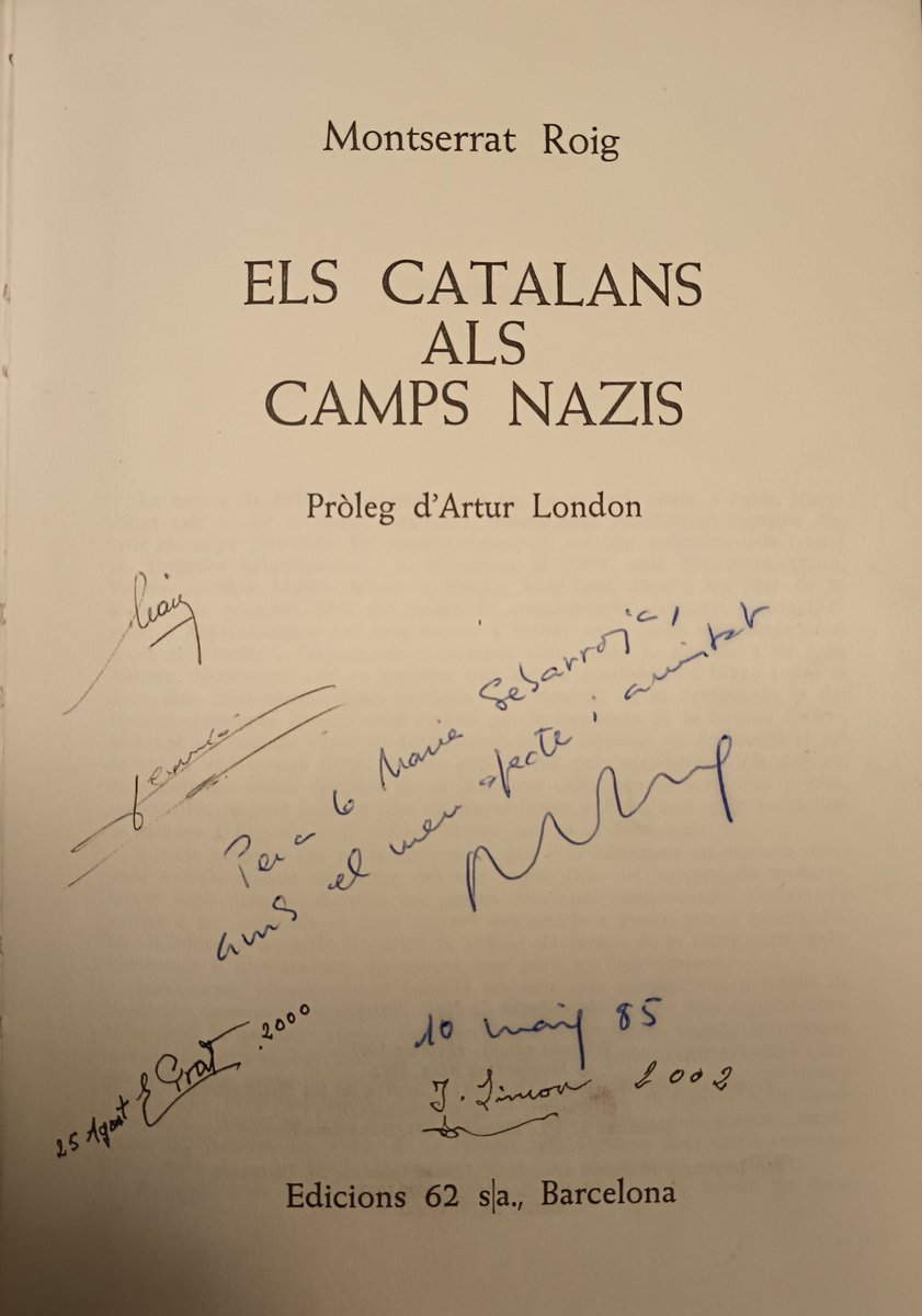 sebarroja's tweet photo. Maleïdes guerres, l'avi va tornar, el besavi no. Dels CampsKLR en #Bailina, #Prat, #Safont, #Carrió i #Simon els vaig poder saludar.
A la Montserrat Roig també, quina dona, humilitat desbordant i impregnant.
D'aquí només ens queda la mare
#Manresa #Argelés #Paris #Berga #Perpinyà https://t.co/bNblLVqCWb