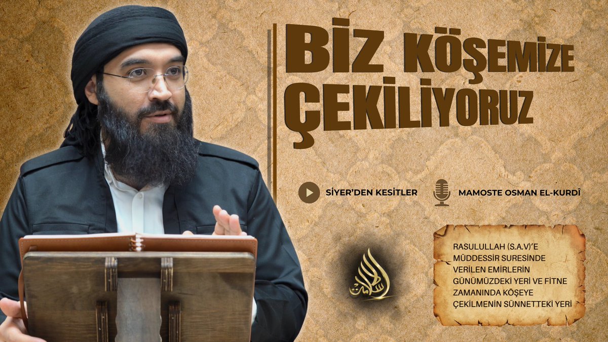 islamhayatt's tweet photo. Biz Köşemize Çekiliyoruz Anlayışı | Müddessir Suresi Neler Anlatıyor? | ... 

👇👇👇👇👇

https://t.co/qLCmYnJMOh https://t.co/1emlfOtfXY