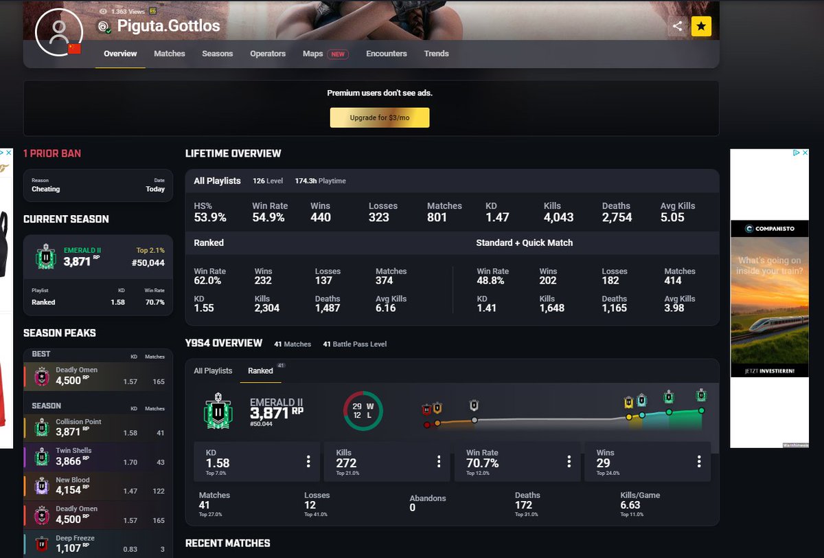 2 of my alt accounts got banned for cheating...