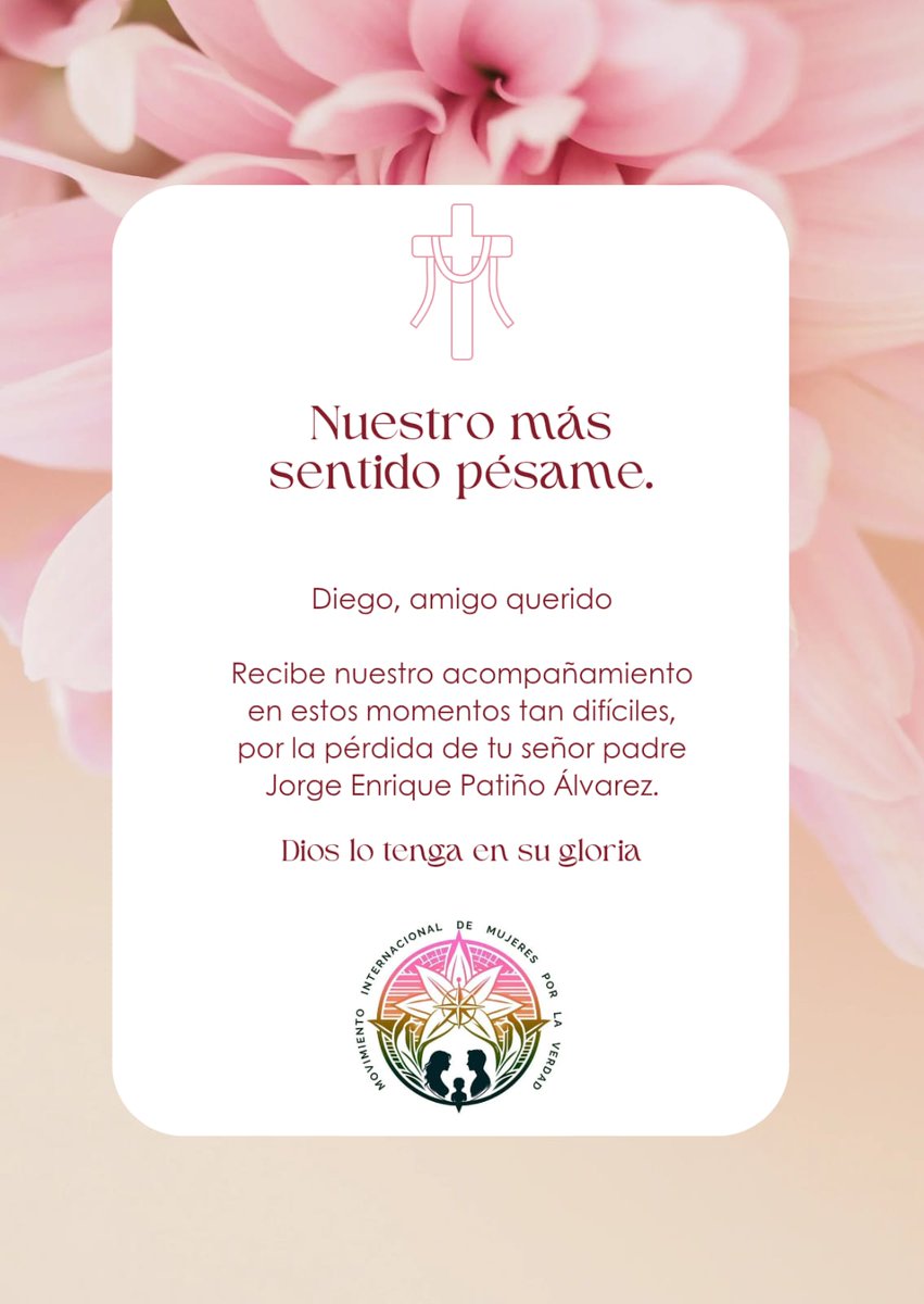 Nuestro más sentido pésame <a href="/DiegoRibadenei/">Diego Ribadeneira</a> un fuerte abrazo apreciado compañero.