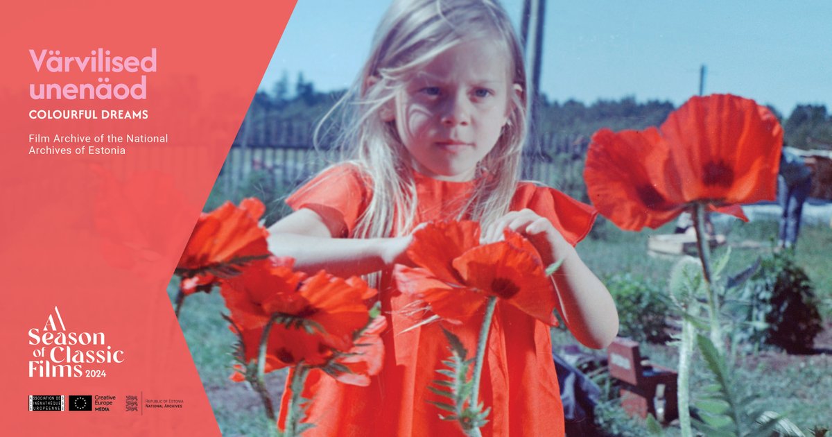 Association des Cinémathèques Européennes (@acefilmeu) on Twitter photo Watch the extraordinary 'Colourful Dreams' (Estonia / USSR, 1974) online from 27 Jan - 2 Feb!
📽️ → bit.ly/4azoyJ0
Restored and presented by the Estonian Film Institute as part of #ASeasonOfClassicFilms.
Supported by <a href="/MEDIAprogEU/">CreativeEurope MEDIA</a>. Watch the extraordinary 'Colourful Dreams' (Estonia / USSR, 1974) online from 27 Jan - 2 Feb!
📽️ → bit.ly/4azoyJ0
Restored and presented by the Estonian Film Institute as part of #ASeasonOfClassicFilms.
Supported by <a href="/MEDIAprogEU/">CreativeEurope MEDIA</a>.