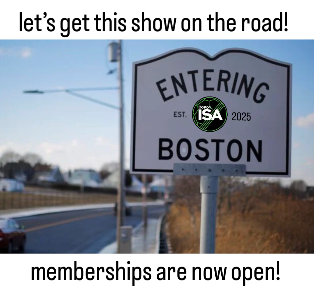 Here we go!  2025 Founding Memberships are now open. 

 bostonisa.com/join-the-isa