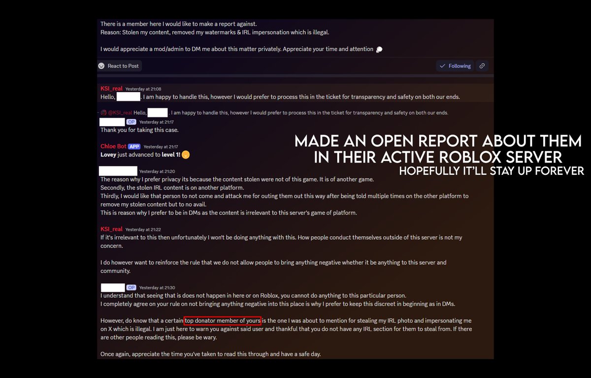 Libura_Nyan_VRC's tweet photo. PSA: BEWARE OF THIS IMPERSONATOR &amp; THIEF. 
https://t.co/eaI4fptE1g 
https://t.co/slJqWyaiTd  
Discord: jayosowavey | 916726595681665044
VRChat: https://t.co/sw41wItIJo

#impersonationisillegal #spreadawareness #stolencontent #mywatermarkremoved https://t.co/CJVpvuF59Y