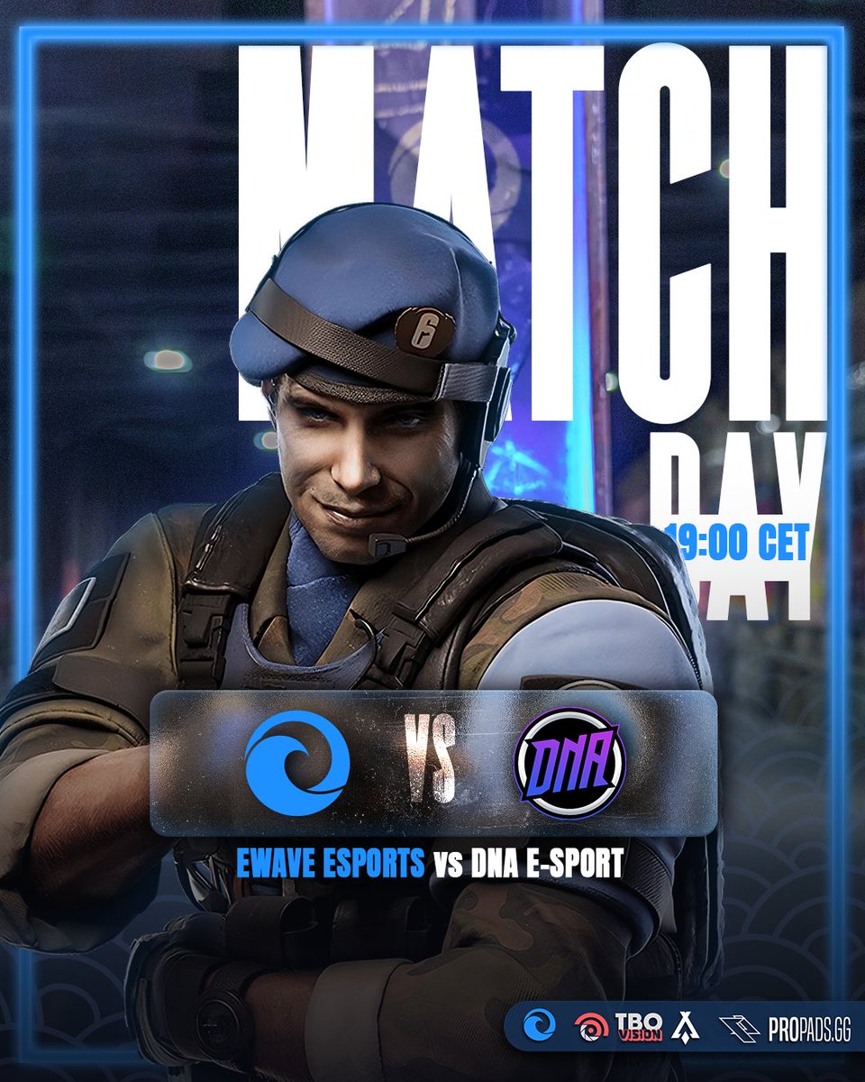 ewaveesports's tweet photo. Time to go for back to back W's?👀

@Cross_League | Matchday 2
🆚 @dna_toc 
⏰ 19:00 CET

Our Lineup:
@R1SIKO 
@TimDelRey_ 
@Phxntom_R6 
@Cyb3rEq 
@👀

Let's get it done!💪

#PERFECTWAVE🌊 https://t.co/nG8n6xMJuc
