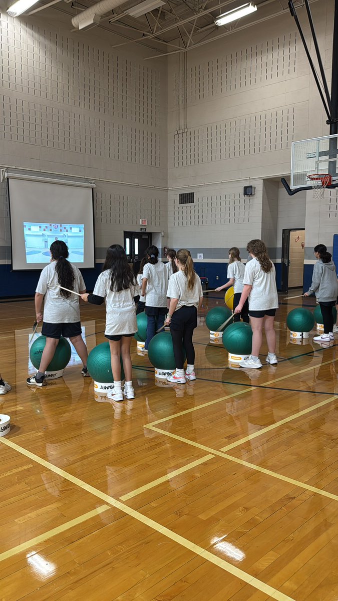Our P.E. students are loving Drum Fit. 🥁<a href="/TejedatW/">TejedaNEISD</a> <a href="/NeisdPE_Health/">NEISD Physical Education and Health</a>