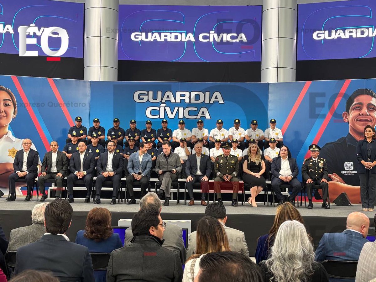 malvarezvargas's tweet photo. 🆕🫡Presentan la nueva Guardia Cívica de la capital de #Querétaro
Autoridades capitalinas muestran la nueva modalidad de seguridad con la que trabajarán decenas de elementos. https://t.co/ufdgDz2QW2