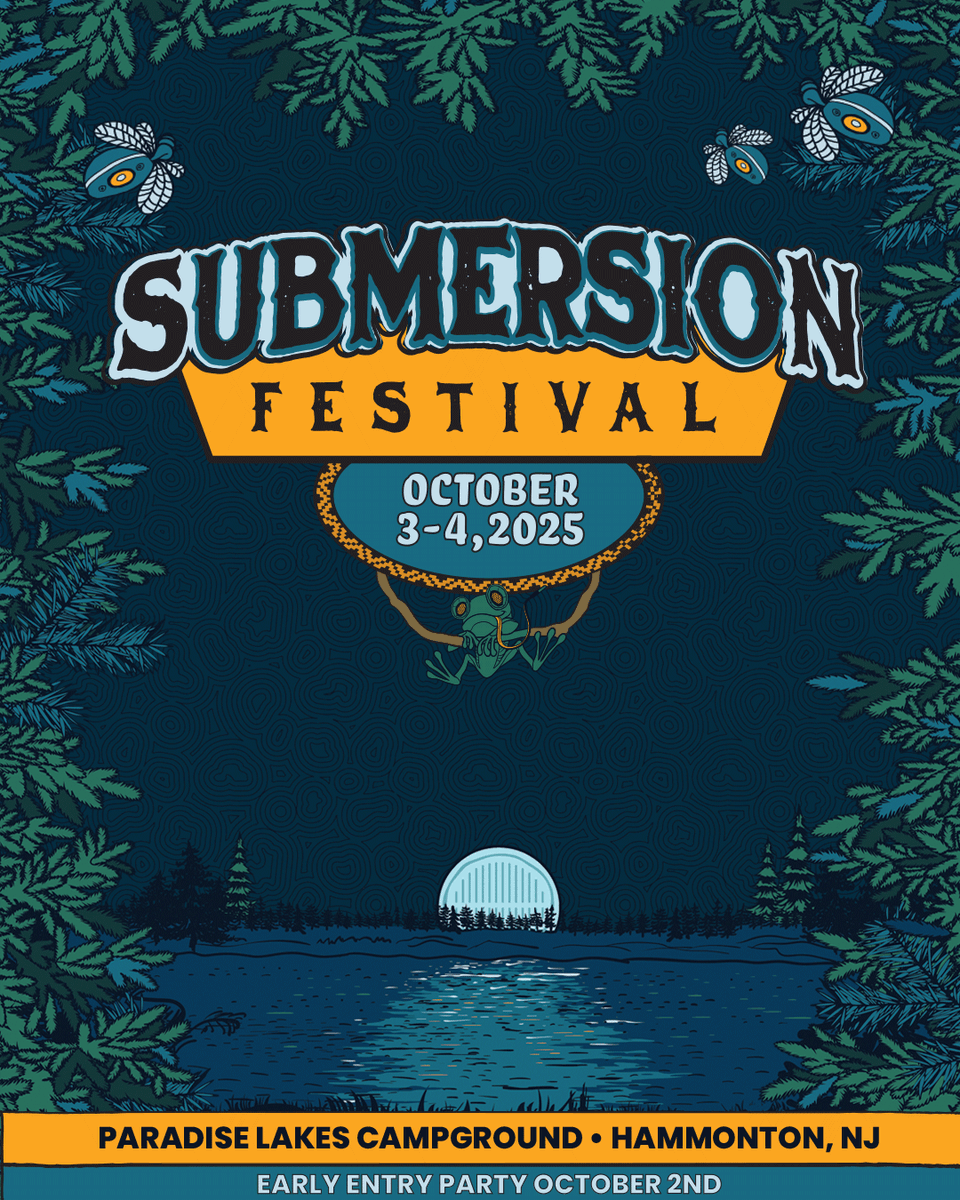 Submersion_Fest's tweet photo. Submersion Festival 2025 dates are here! Join us October 3-4 at Paradise Lakes Campground ☀️

Signup for pre-sale at the link in our bio for a chance to win a pair of tickets and access to Early Bird tickets! https://t.co/PaiBVBAjTX