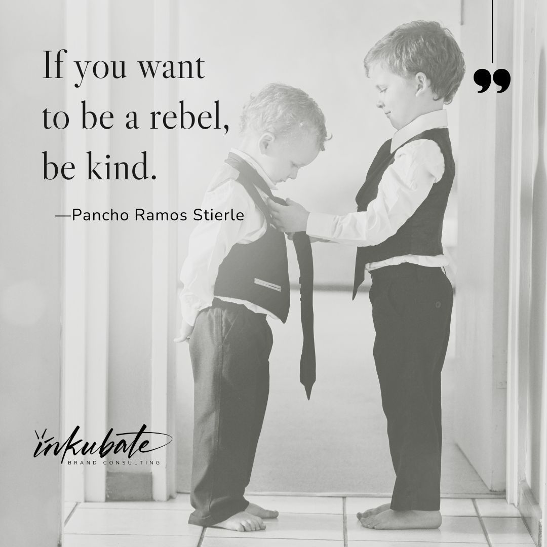 ChandraThinks's tweet photo. Want to be a rebel in business? Be kind. 🌟
In 27 years of branding, I've seen firsthand how kindness attracts business from the inside out. It's not just nice – it's smart strategy.

What's one small act of kindness you can bring to your business today? 💫

#KindnessInBusiness https://t.co/wDczLVRLhL