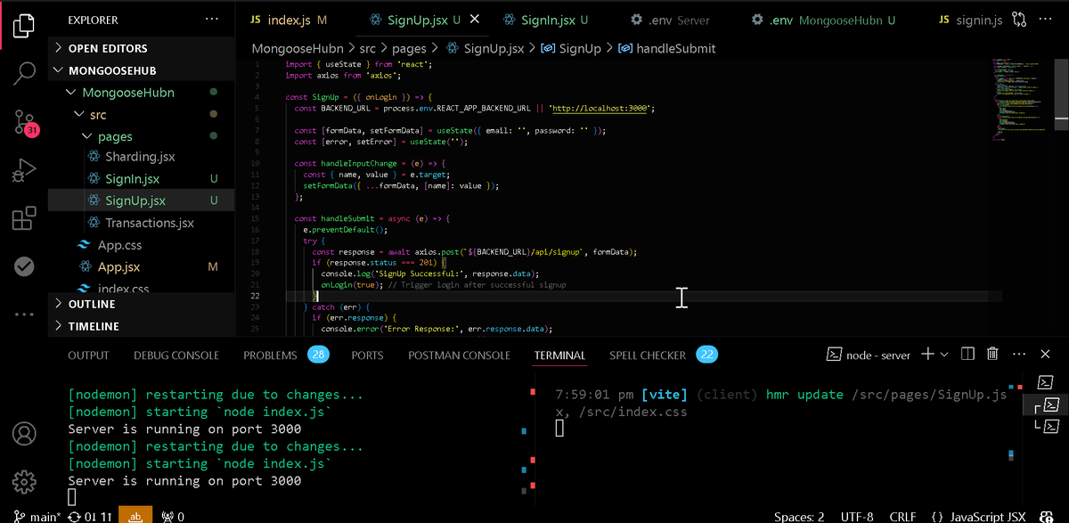 Shubhampawar484's tweet photo. 📅 Day 242

📷 Dev: Brushed up on core React concepts by building a to-do list, worked on MongooseHub, and explored WebSockets.

#100DaysOfCode #DevJourney #NotionGoals https://t.co/qd6tSsmw3M